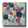 'Winter Flowers II' by Silvia Vassileva, Canvas Wall Art,Size 1 Square