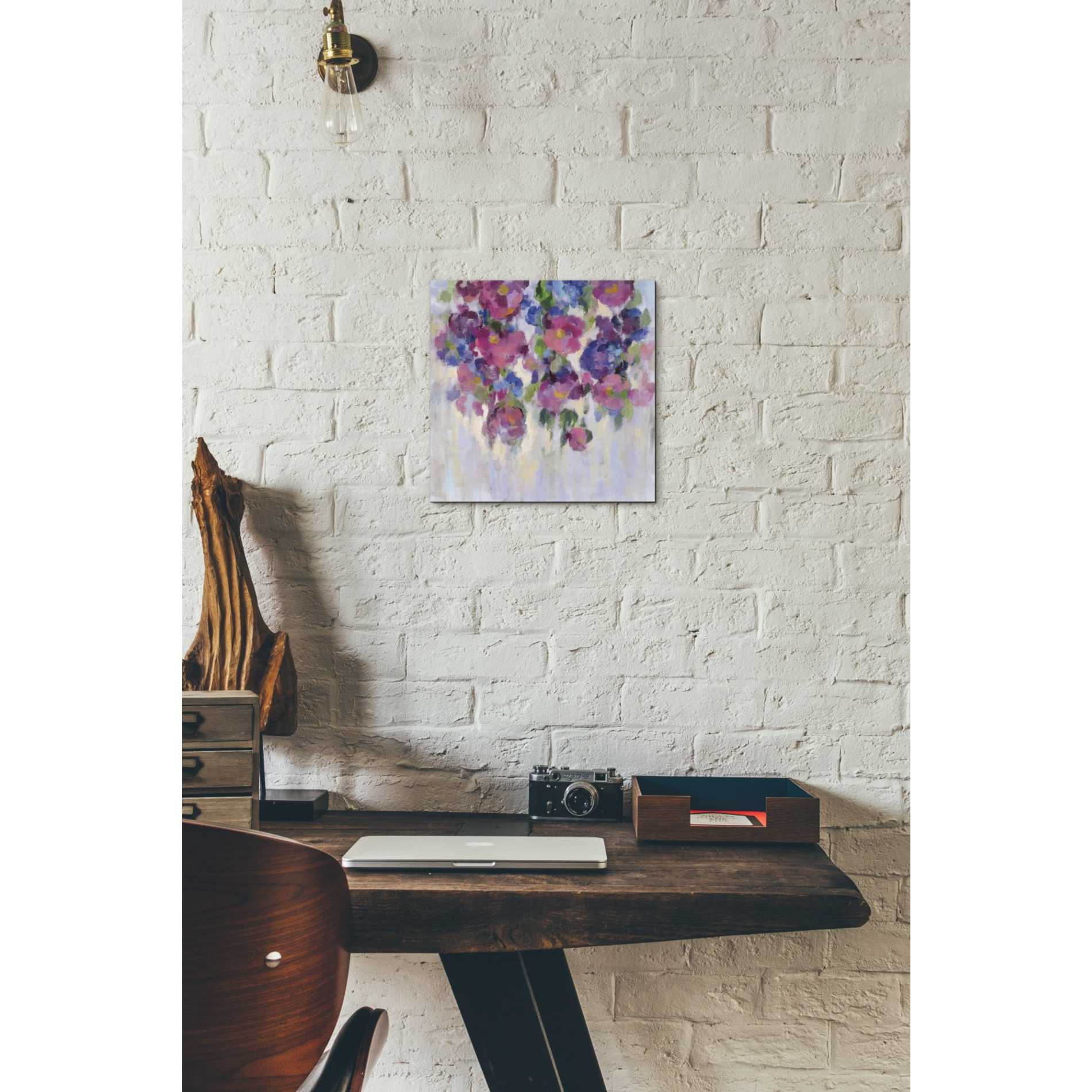'Pink and Blue I' by Silvia Vassileva, Canvas Wall Art,12 x 12