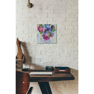 'Pink and Blue III' by Silvia Vassileva, Canvas Wall Art,12 x 12