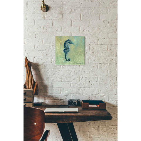 Image of 'Indigo Sea Life I' by Silvia Vassileva, Canvas Wall Art,12 x 12