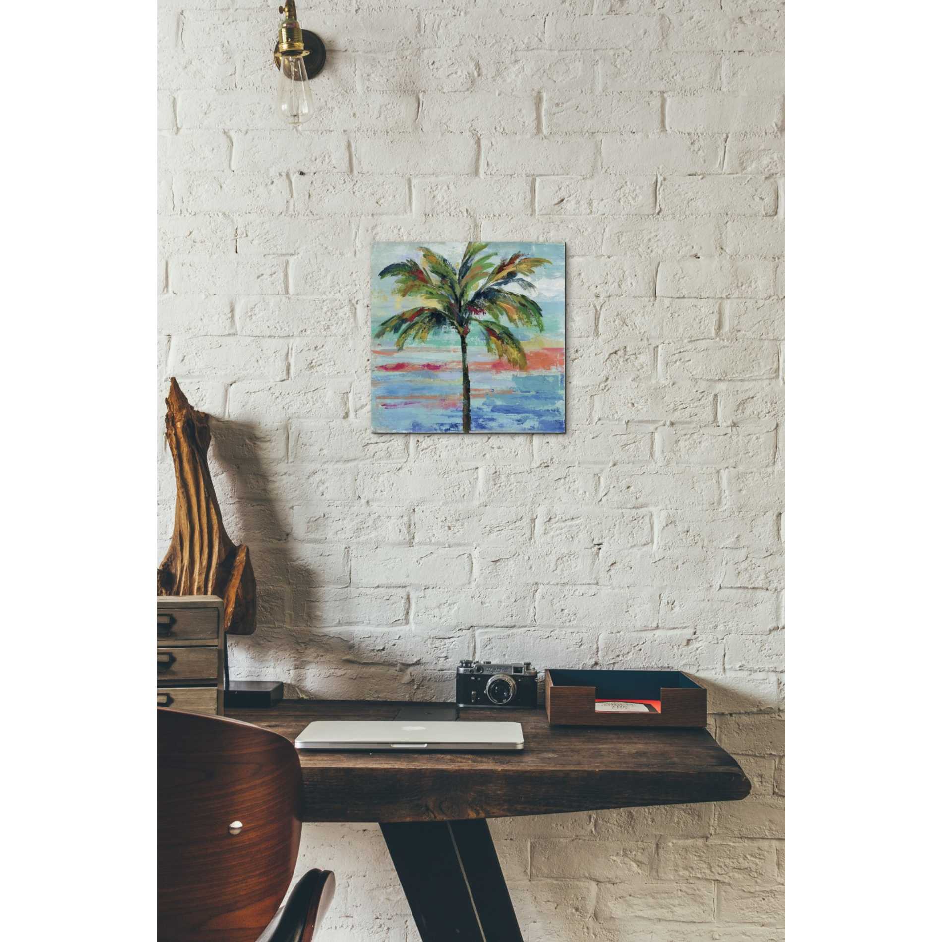 'California Palm II' by Silvia Vassileva, Canvas Wall Art,12 x 12