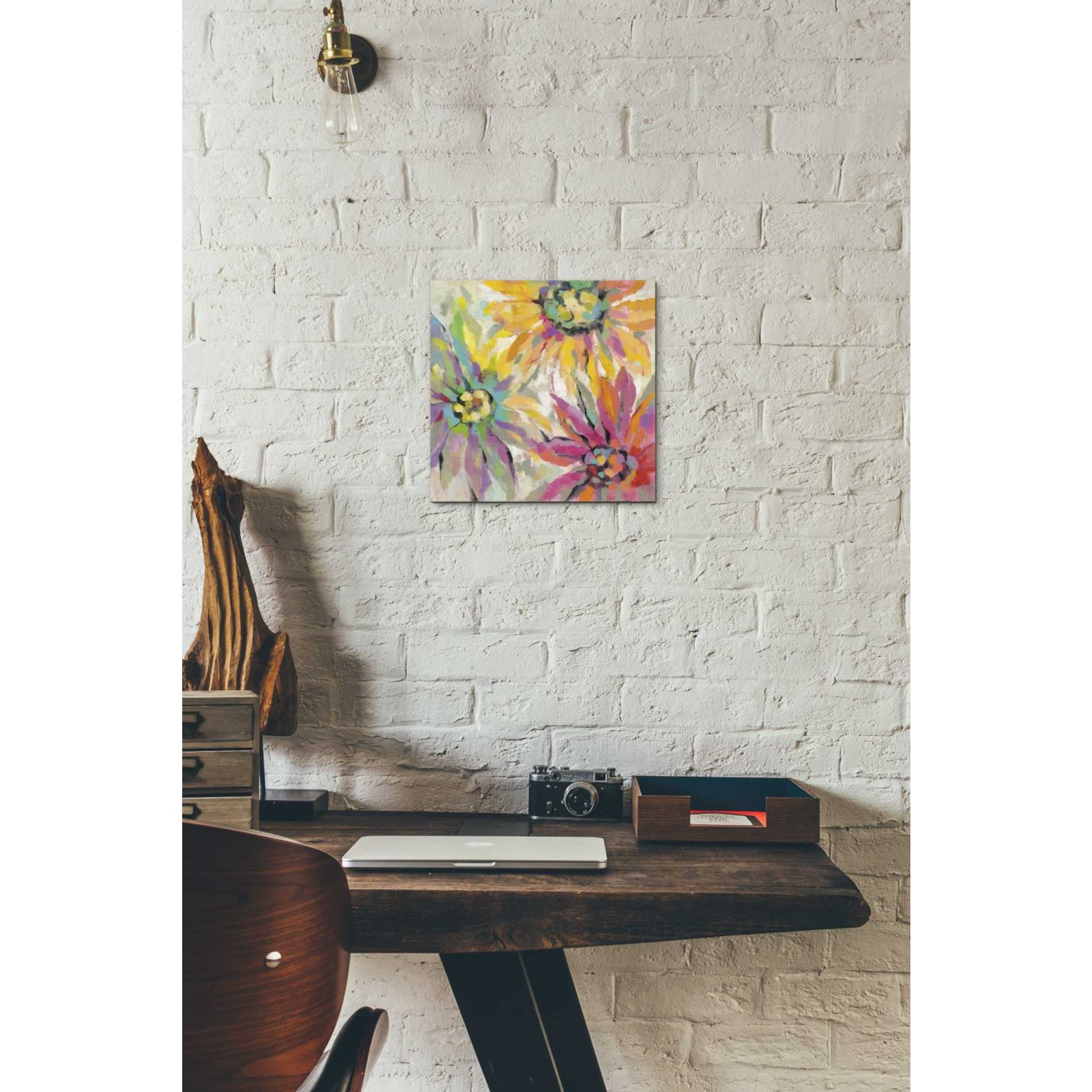 'Abstracted Petals I' by Silvia Vassileva, Canvas Wall Art,12 x 12