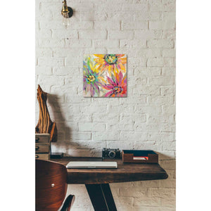 'Abstracted Petals I' by Silvia Vassileva, Canvas Wall Art,12 x 12