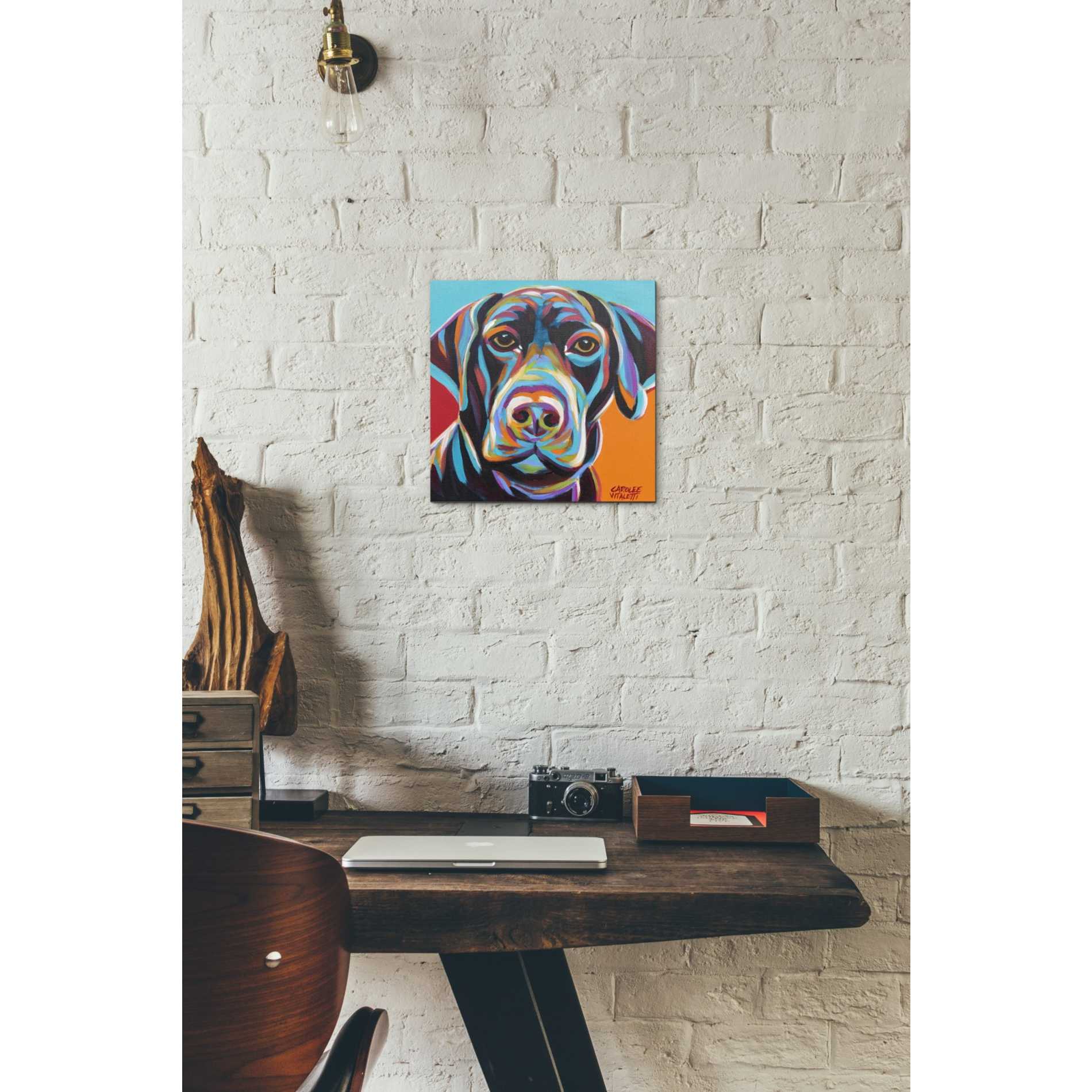 'Dog Friend II' by Carolee Vitaletti, Giclee Canvas Wall Art