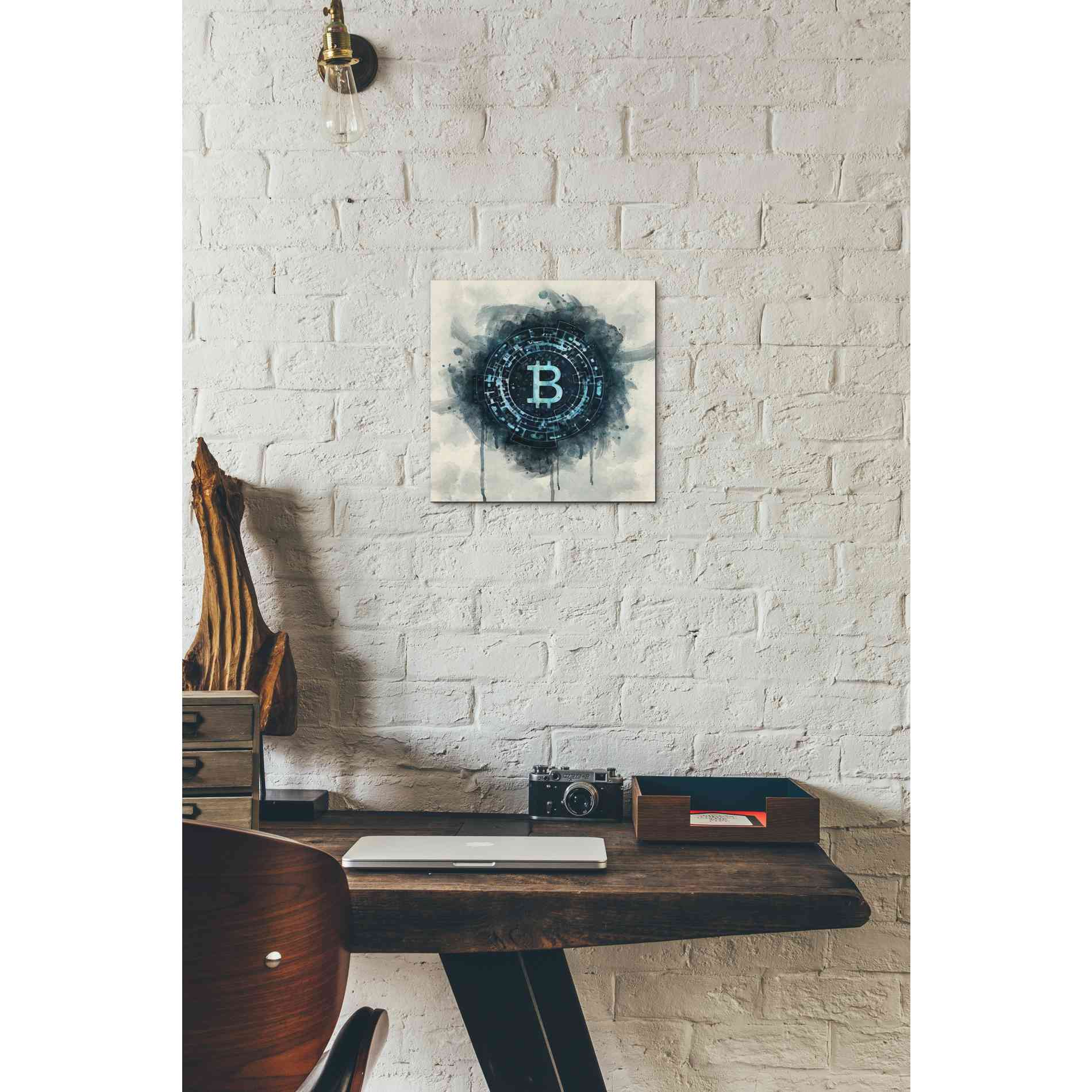 'Bitcoin Era' by Surma and Guillen, Canvas Wall Art,12 x 12