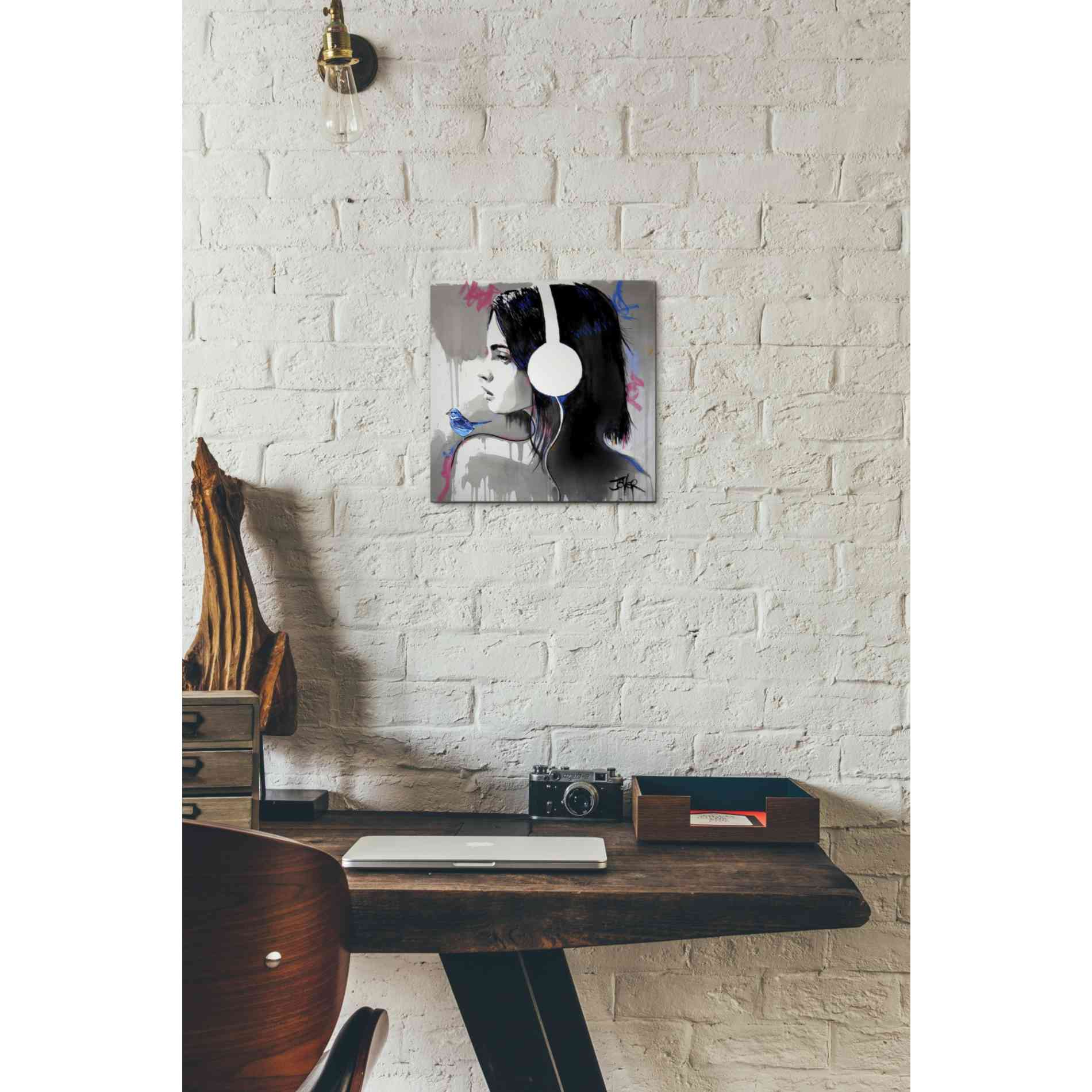 'Life is Music' by Loui Jover, Canvas Wall Art,12 x 12