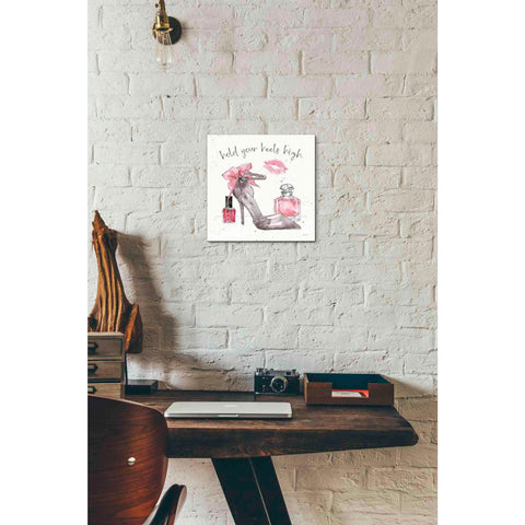 Image of 'Chic Accents IV' by Anne Tavoletti, Canvas Wall Art,12 x 12