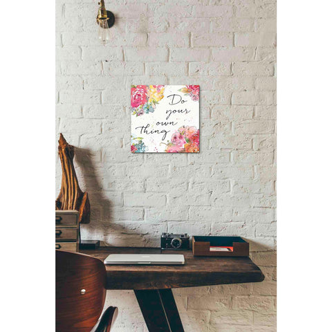 Image of 'Floral Figures X' by Anne Tavoletti, Canvas Wall Art,12 x 12