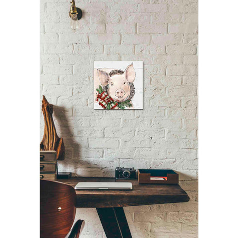 Image of 'Holiday on the Farm VII' by Anne Tavoletti, Canvas Wall Art,12 x 12
