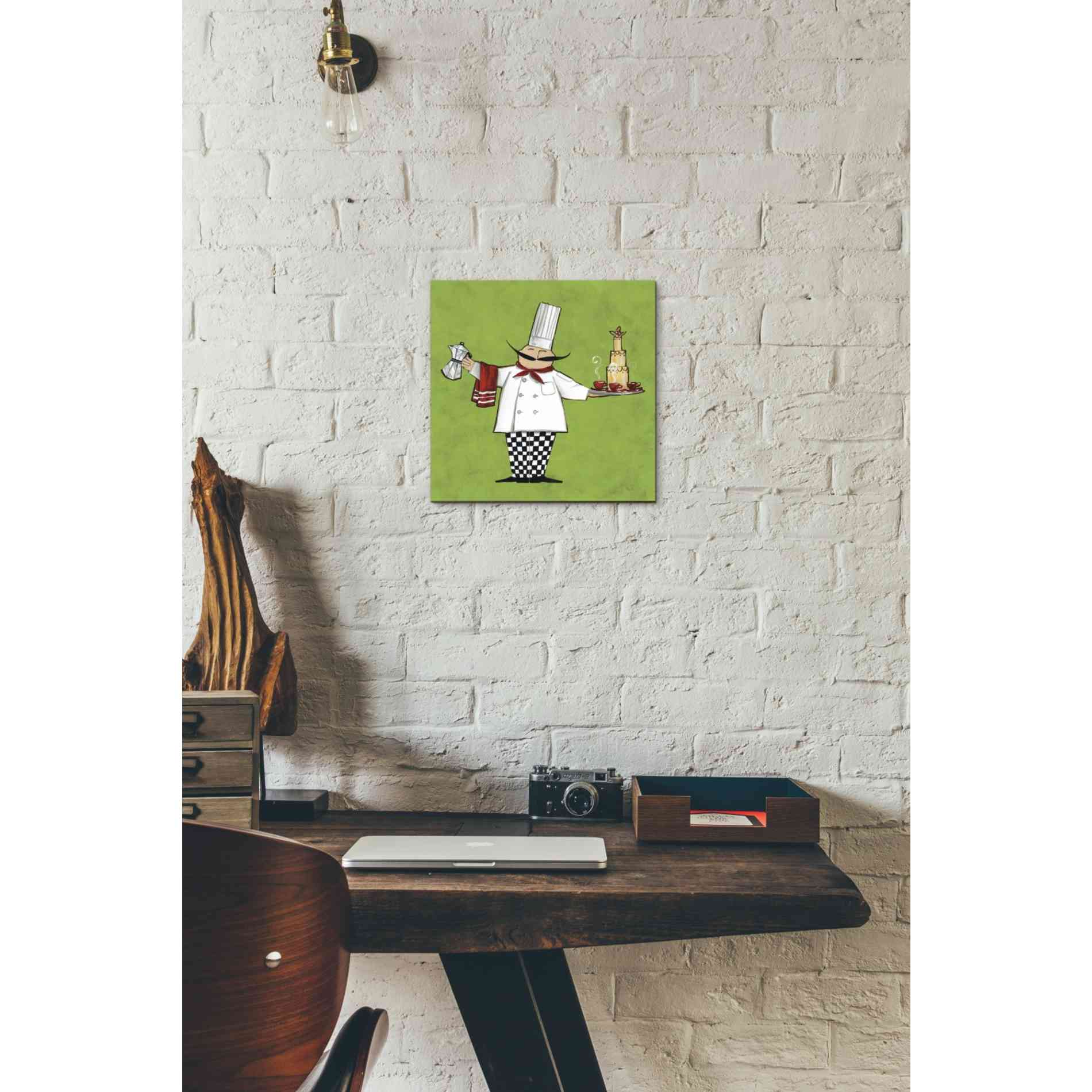'Cafe Chef in Color' by Anne Tavoletti, Canvas Wall Art,12 x 12