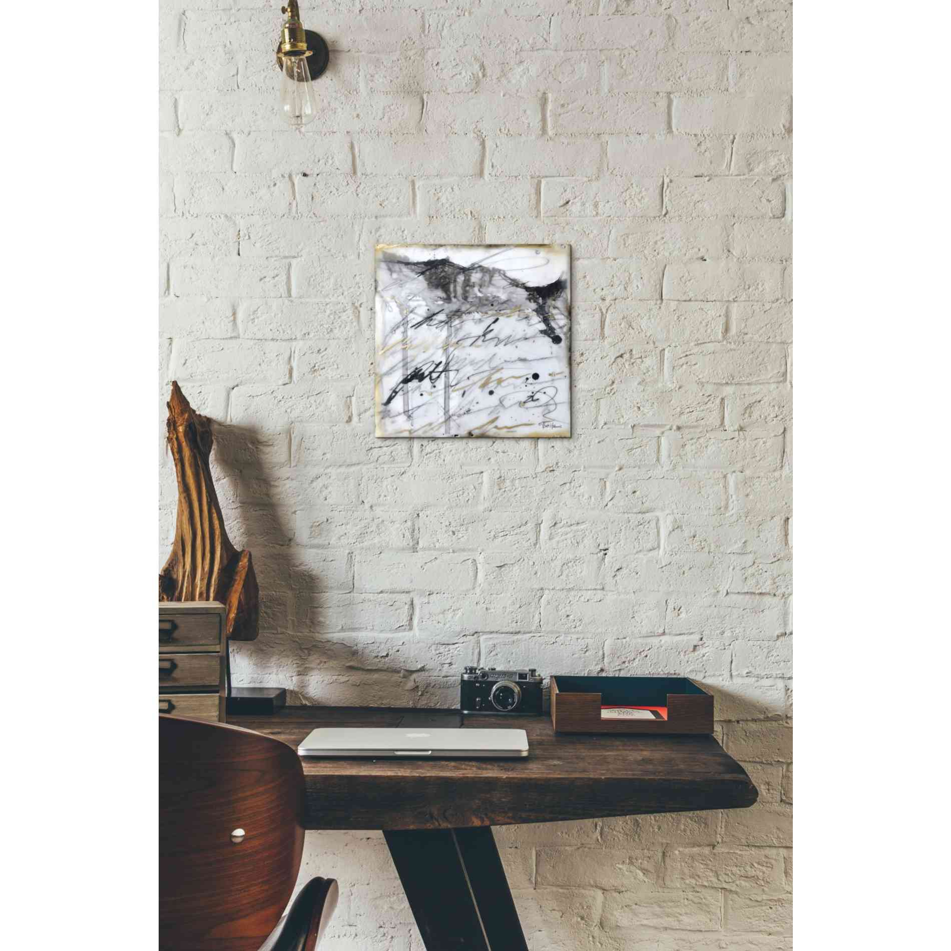 'The World is Calling' by Britt Hallowell, Canvas Wall Art,12 x 12