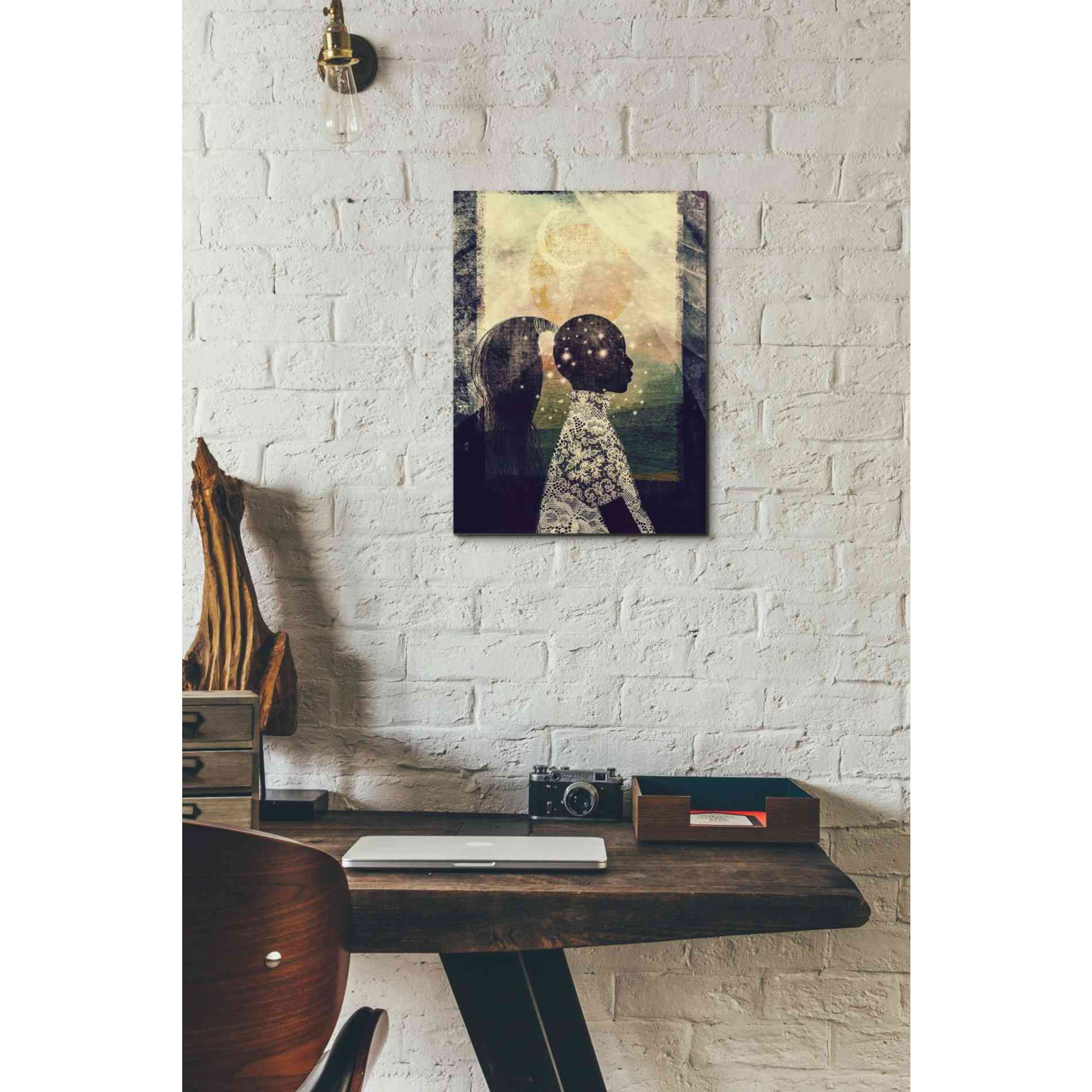 'The Sun, Stars and Moon' by Erin K Robinson, Giclee Canvas Wall Art