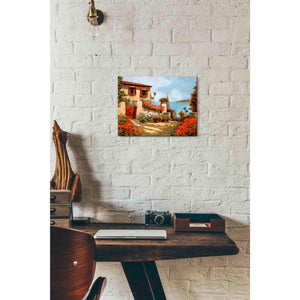 'Il Giardino Rosso' by Guido Borelli, Giclee Canvas Wall Art