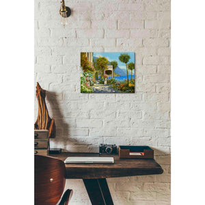 'Passeggiata al Lago' by Guido Borelli, Giclee Canvas Wall Art