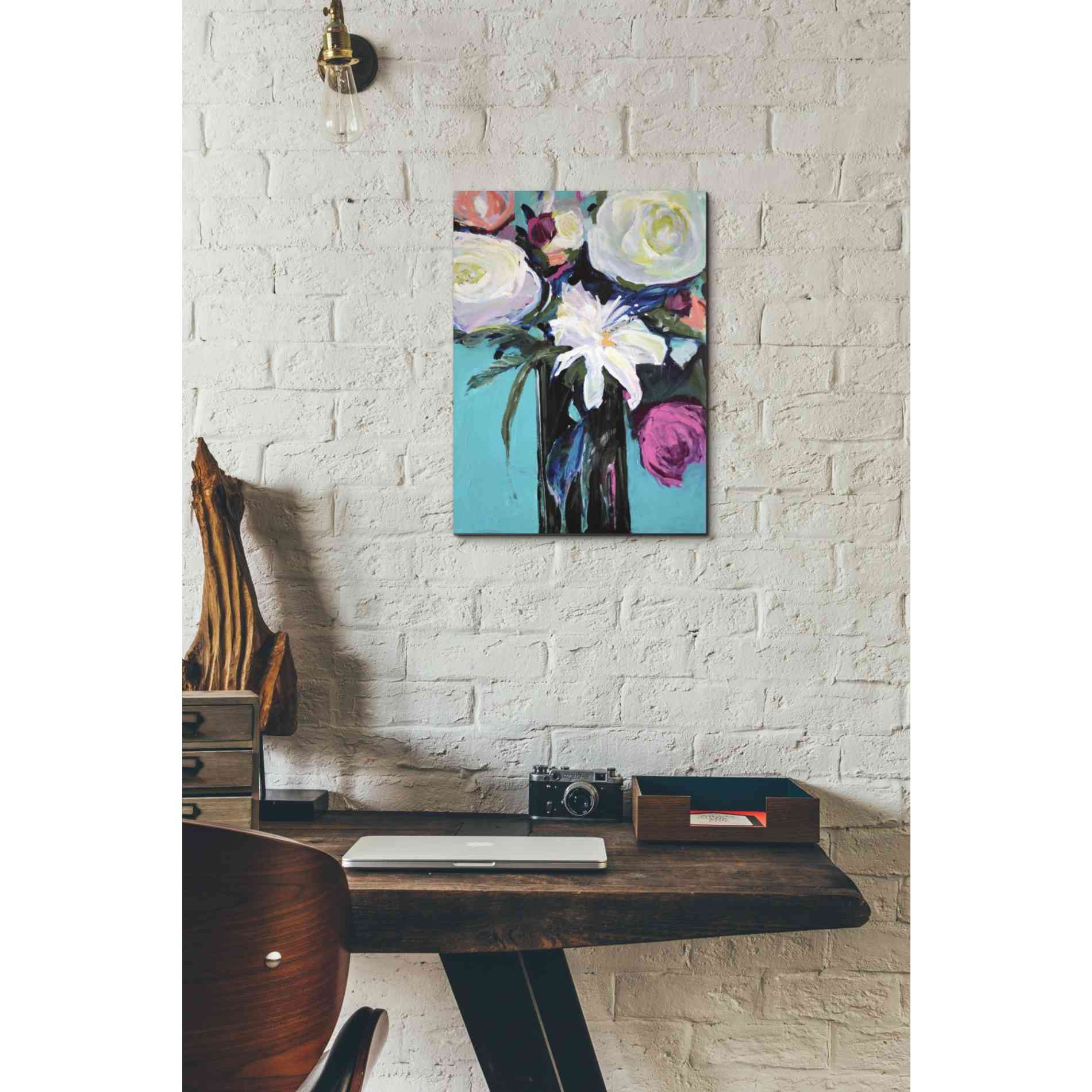 'White Lily' by Jacqueline Brewer, Giclee Canvas Wall Art