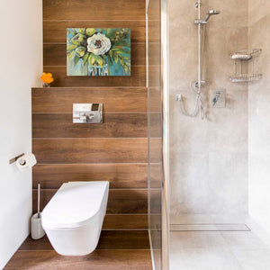 "Aqua Solo" by Jeanette Vertentes, Giclee Canvas Wall Art