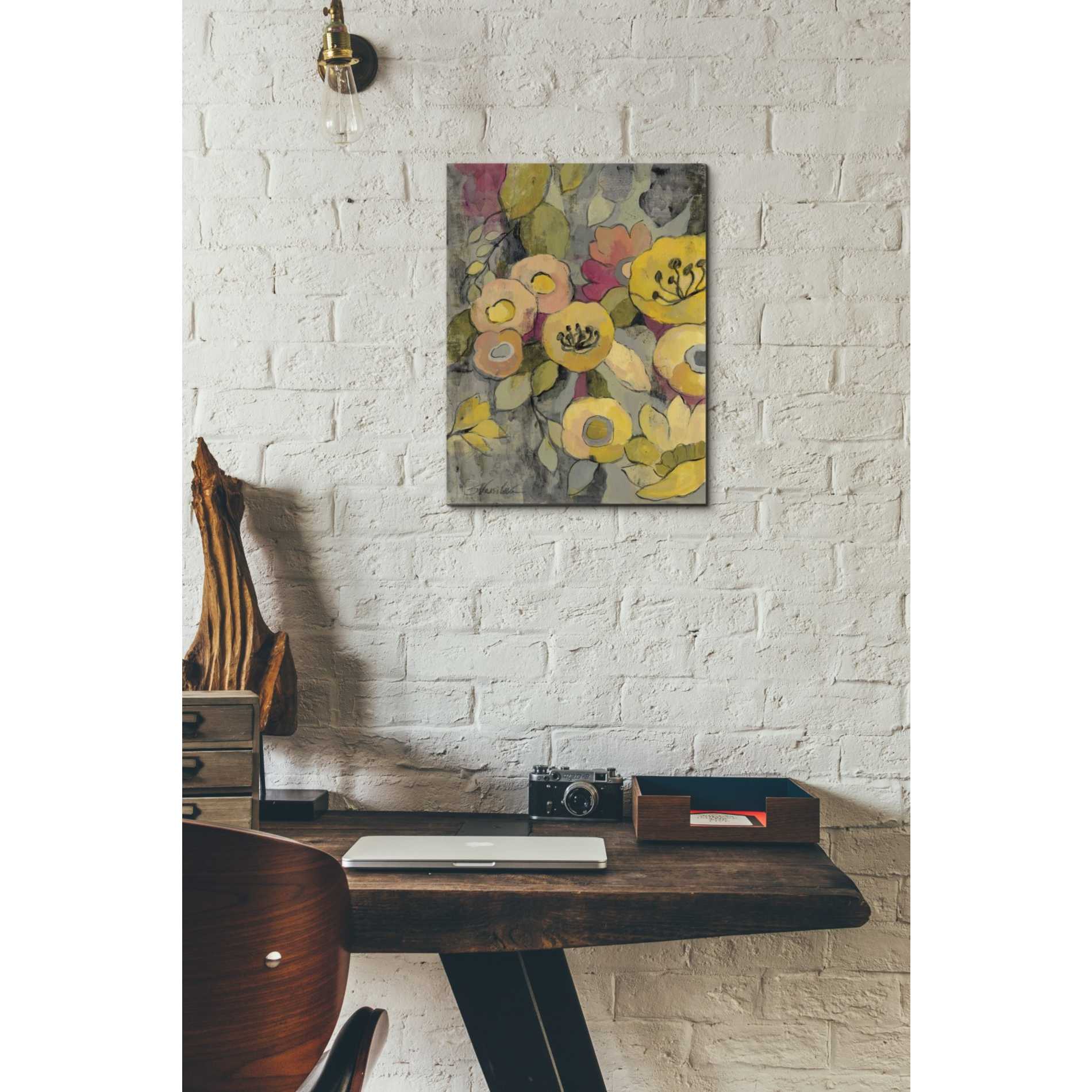 "Yellow Floral Duo II" by Silvia Vassileva, Canvas Wall Art,12 x 16
