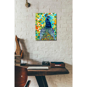 'Plumed Peacock II' by Carolee Vitaletti, Giclee Canvas Wall Art