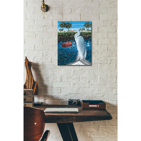 Image of 'Peaceful Heron II' by Carolee Vitaletti, Giclee Canvas Wall Art