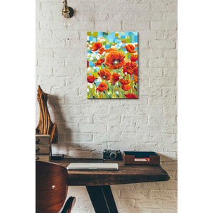 'Vivid Poppies I' by Carolee Vitaletti, Giclee Canvas Wall Art