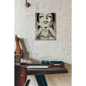 'All You Need is Love' by Loui Jover, Canvas Wall Art,12 x 16