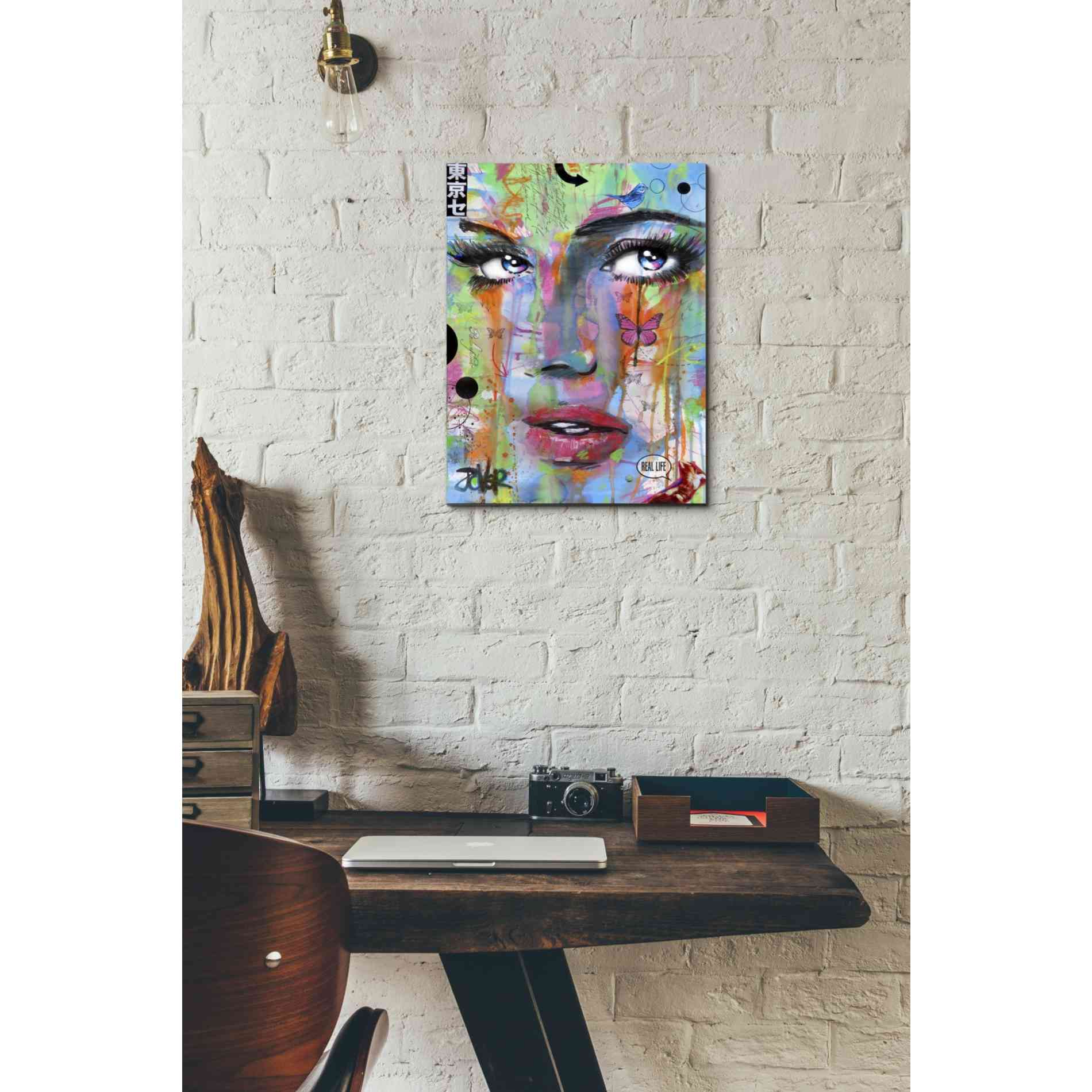 'Real Life' by Loui Jover, Canvas Wall Art,12 x 16
