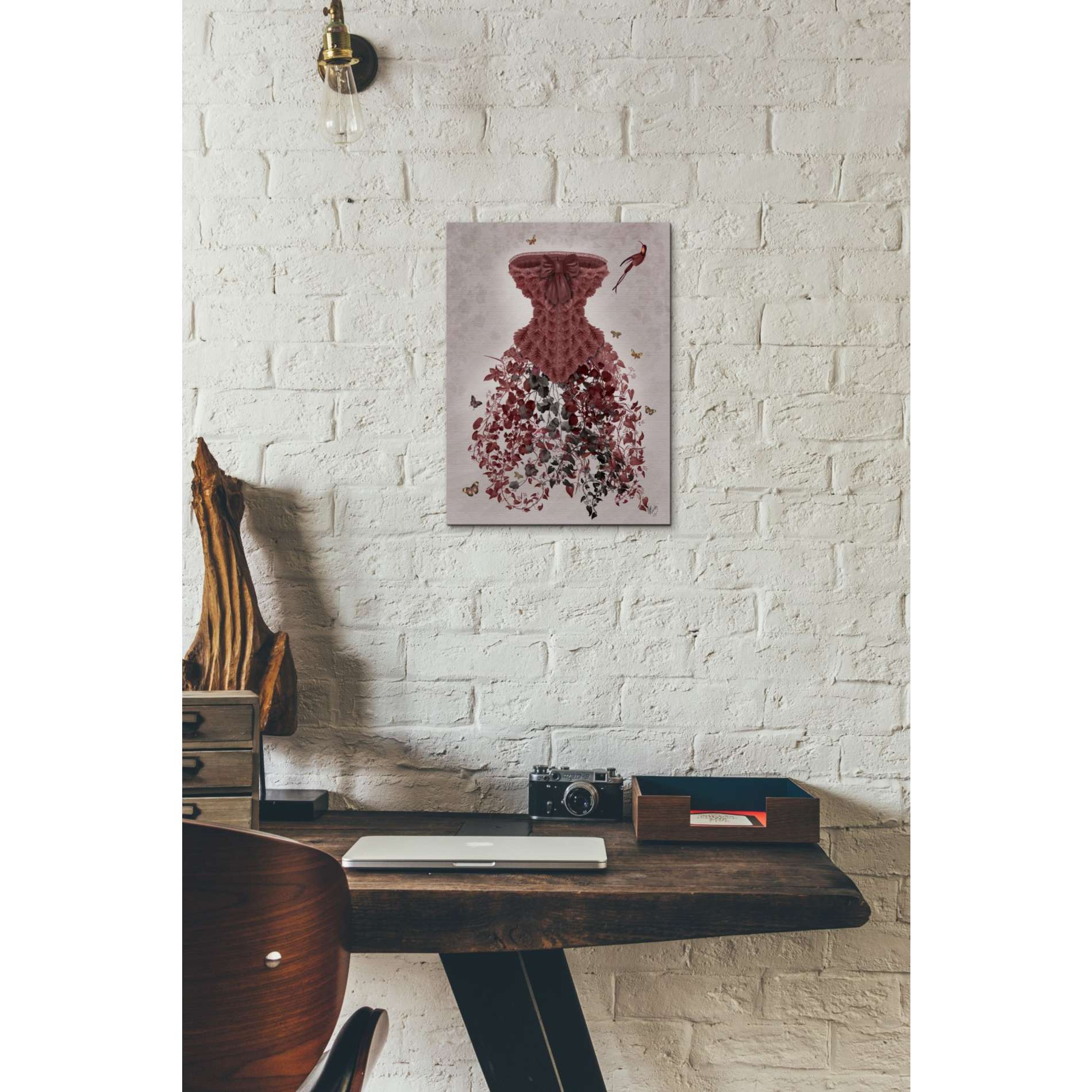 'Woodland Corset,' by Fab Funky, Giclee Canvas Wall Art