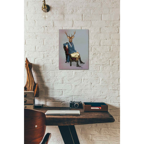 Image of 'Distinguished Deer Full' by Fab Funky, Giclee Canvas Wall Art
