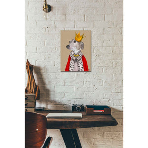'Greyhound Queen' by Fab Funky, Giclee Canvas Wall Art