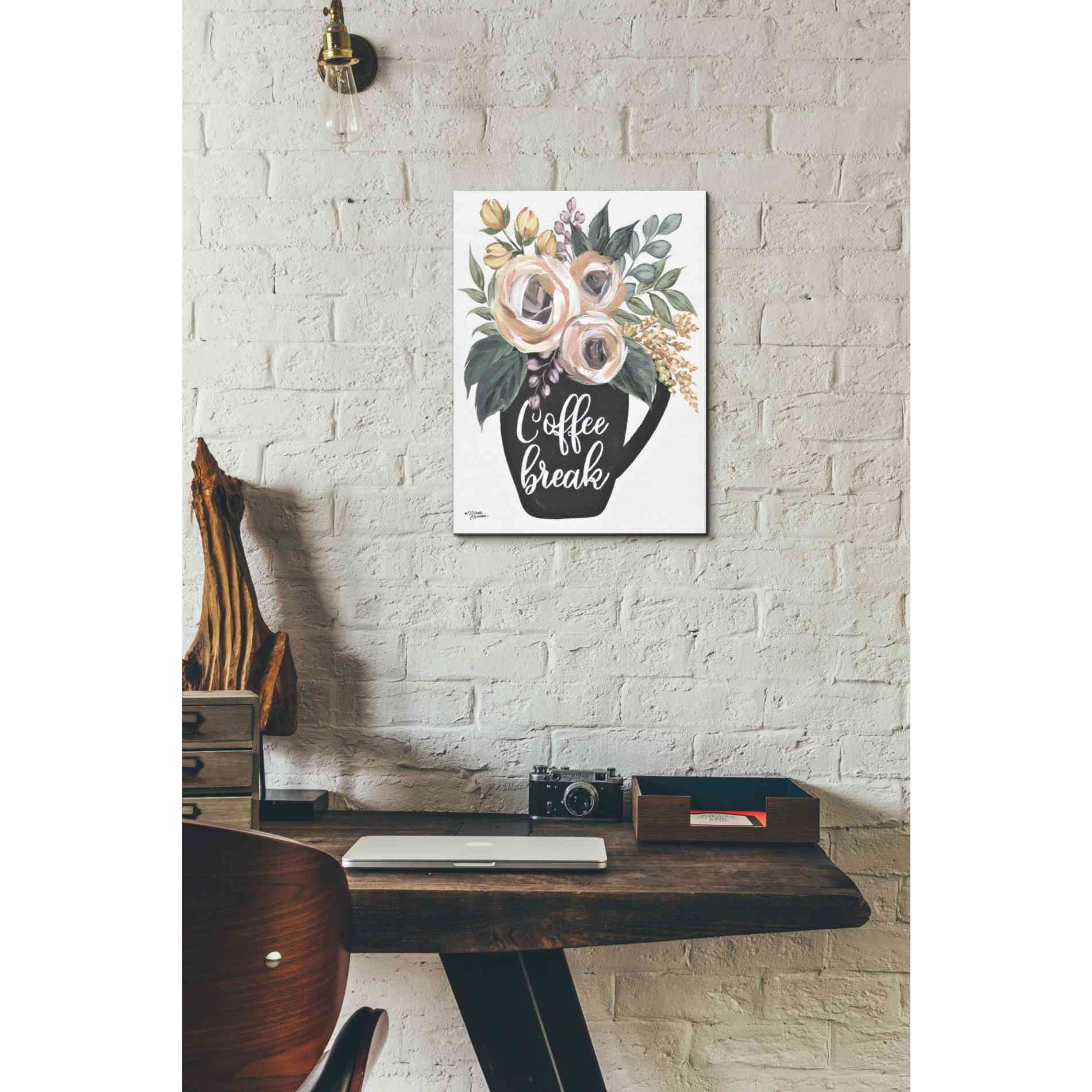 'Coffee Break' by Michele Norman, Canvas Wall Art,12 x 16