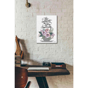 'His Mercies are New Every Morning' by Michele Norman, Canvas Wall Art,12 x 16