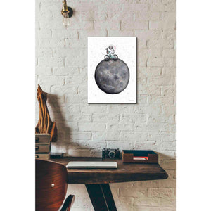 'Bike on Moon' by Rachel Nieman, Canvas Wall Art,12 x 16