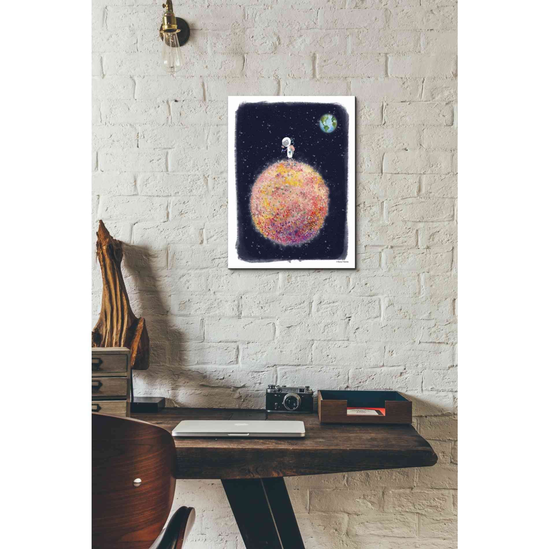 'Stop and Smell the Moon' by Rachel Nieman, Canvas Wall Art,12 x 16