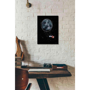 'Moon Hot Air Balloon' by Rachel Nieman, Canvas Wall Art,12 x 16