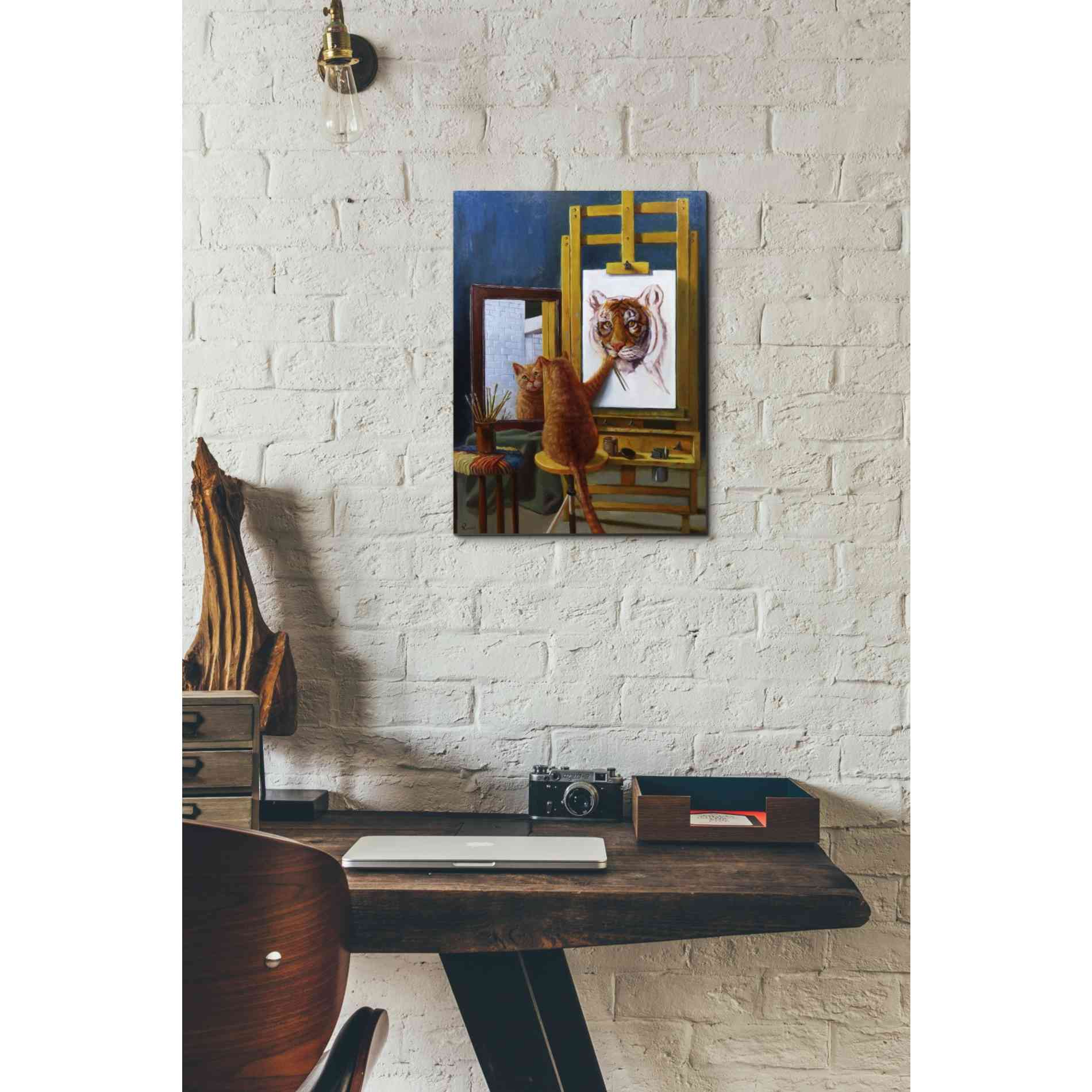 'Norman Catwell' by Lucia Heffernan, Canvas Wall Art,12 x 16