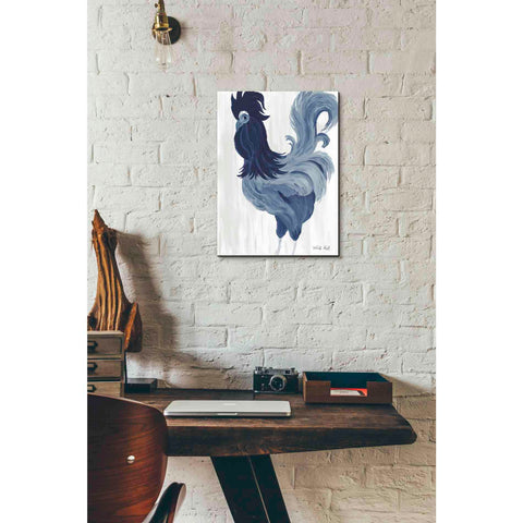Image of 'Green & Purple Rooster II' by Cindy Jacobs, Canvas Wall Art,12 x 16