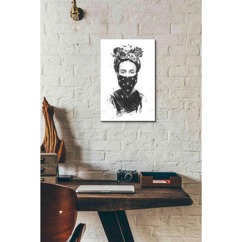 Image of 'Rebel Girl' by Balazs Solti, Giclee Canvas Wall Art