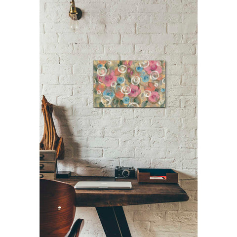 Image of "Parisian Floral I" by Silvia Vassileva, Canvas Wall Art,18 x 12
