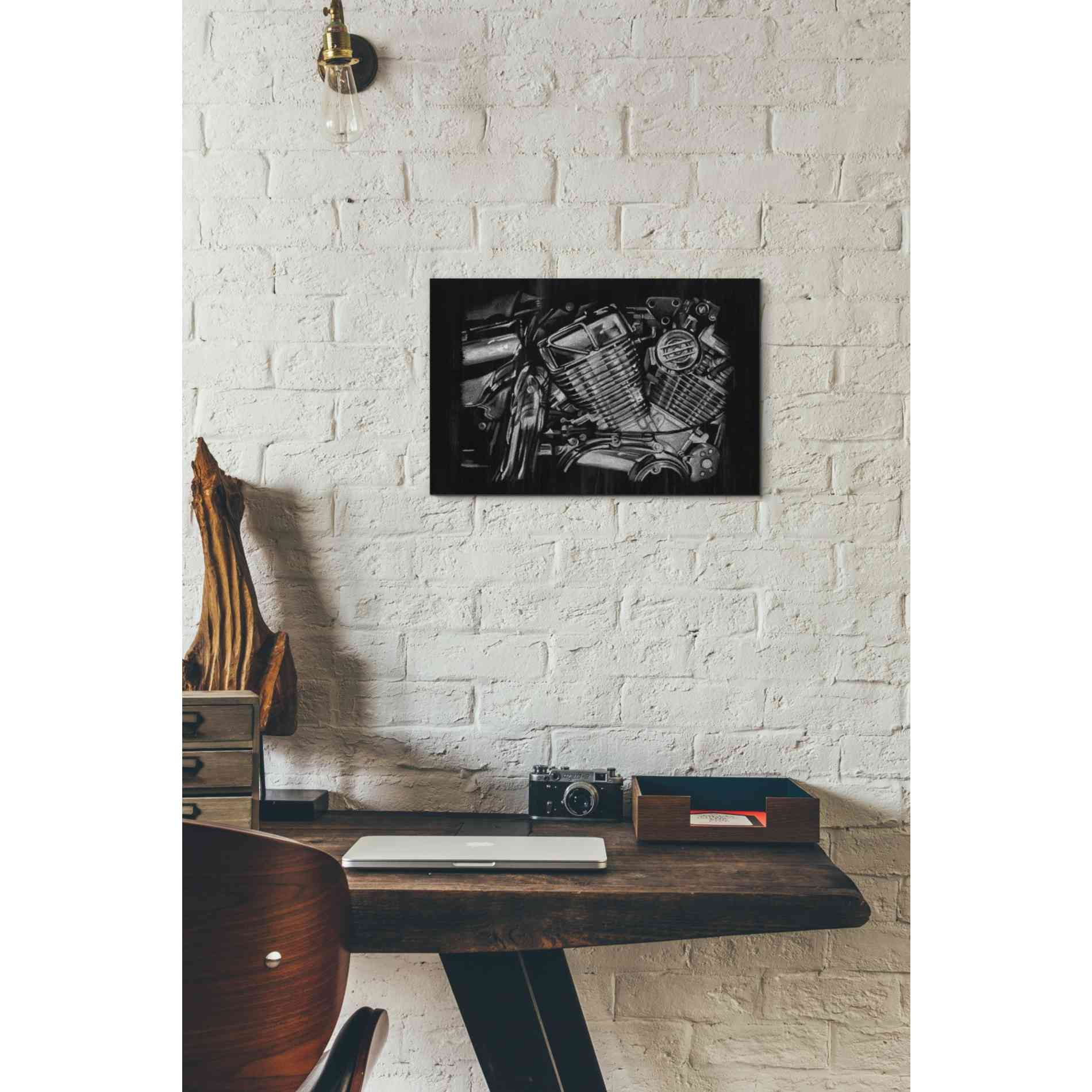 'Polished Chrome I' by Ethan Harper Canvas Wall Art,18 x 12