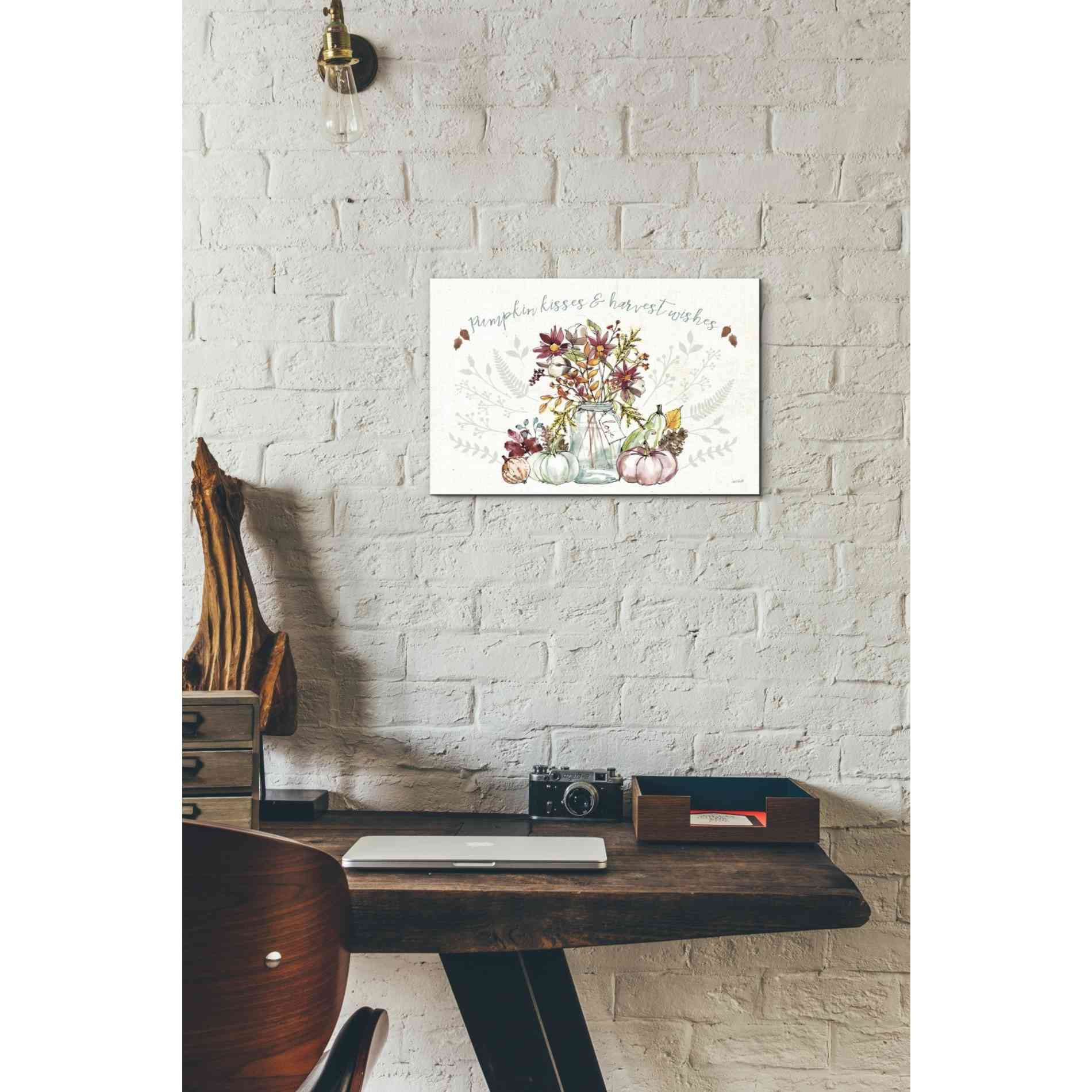 'Festive Foliage I' by Anne Tavoletti, Canvas Wall Art,18 x 12