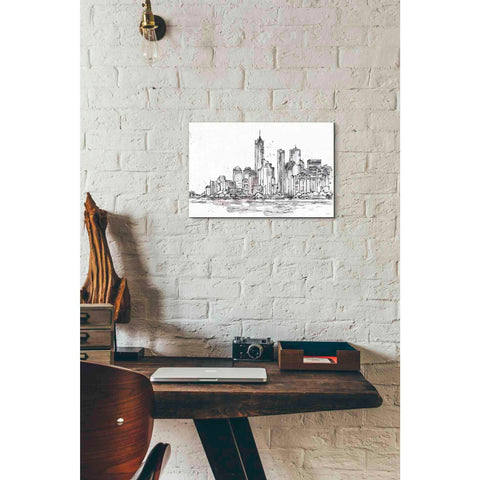 Image of 'Skyline Sketches I' by Anne Tavoletti, Canvas Wall Art,18 x 12