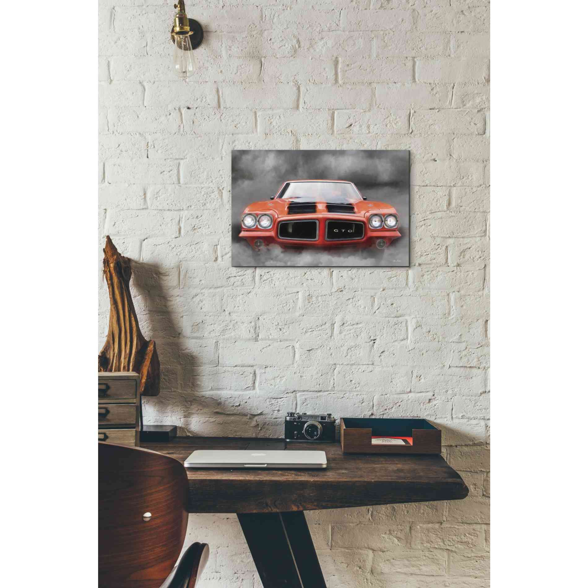 'Burn Out' by Lori Deiter, Canvas Wall Art,18 x 12
