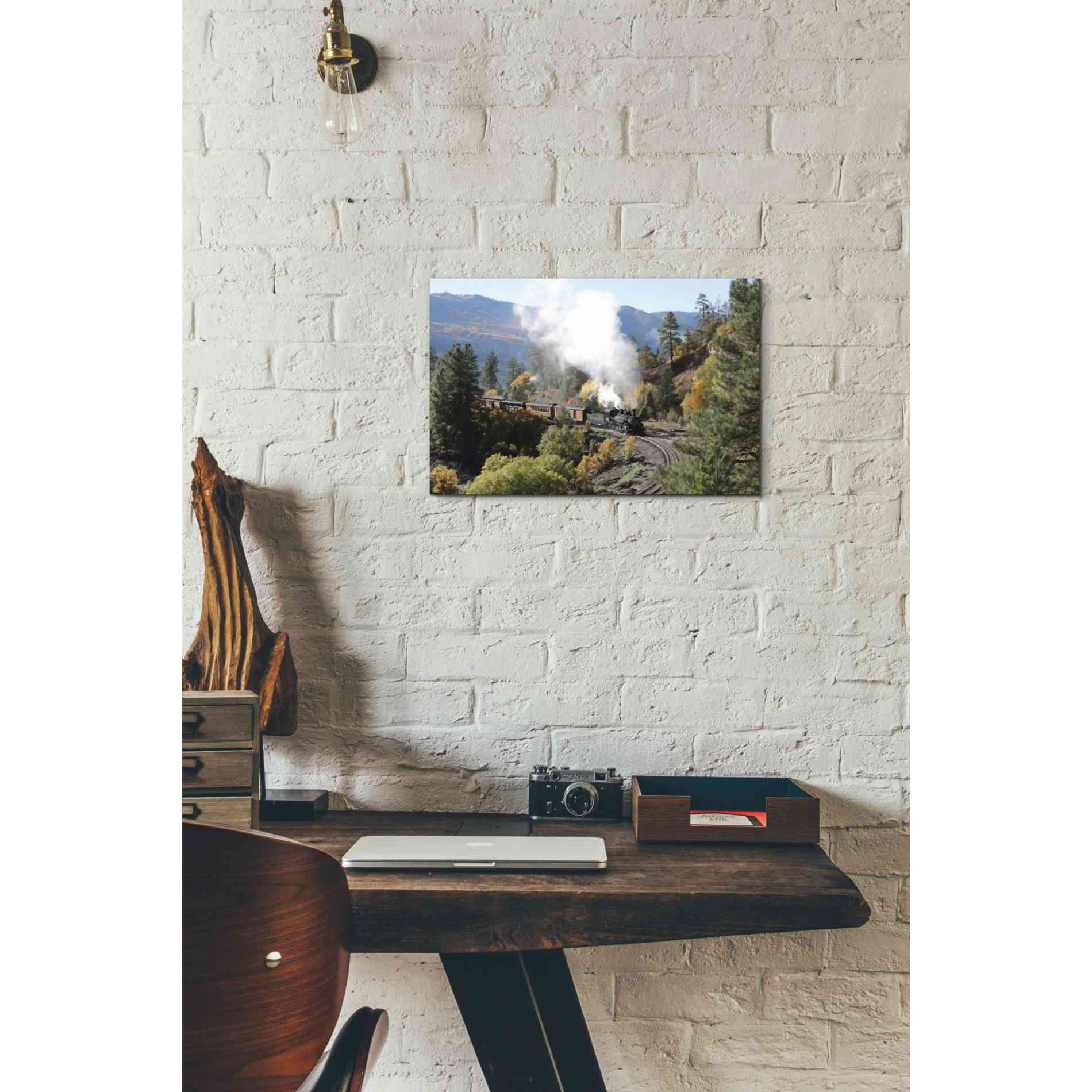 'Durango Silverton Train IV' by Lori Deiter, Canvas Wall Art,18 x 12