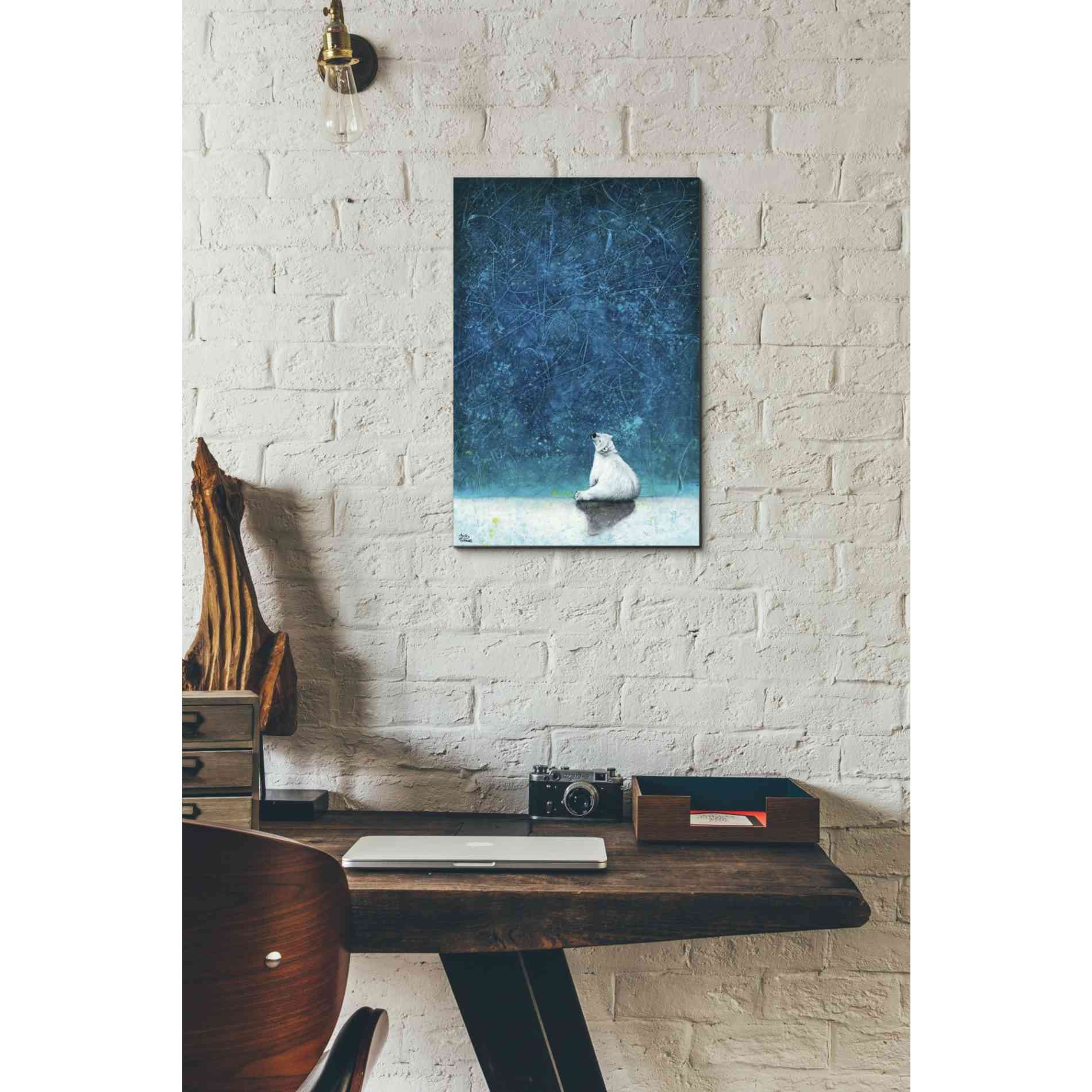 'Wishing on Stars' by Britt Hallowell, Canvas Wall Art,12 x 18