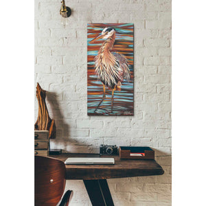 'Watchful Heron II' by Carolee Vitaletti, Giclee Canvas Wall Art