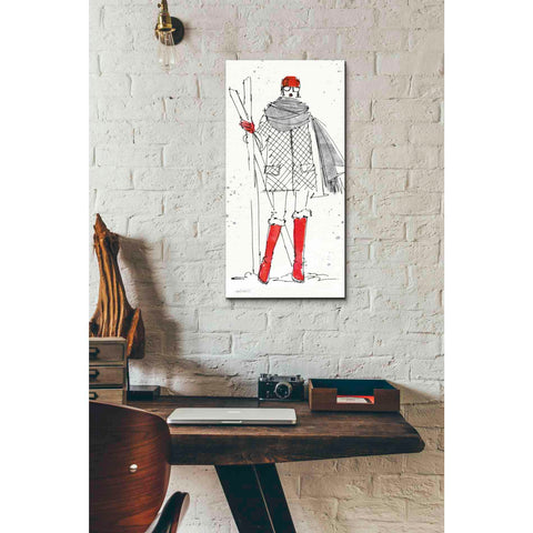 Image of 'Winter Fashion I' by Anne Tavoletti, Canvas Wall Art,12 x 24
