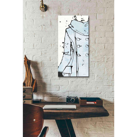 Image of 'Fashion Strokes VII Pastel' by Anne Tavoletti, Canvas Wall Art,12 x 24