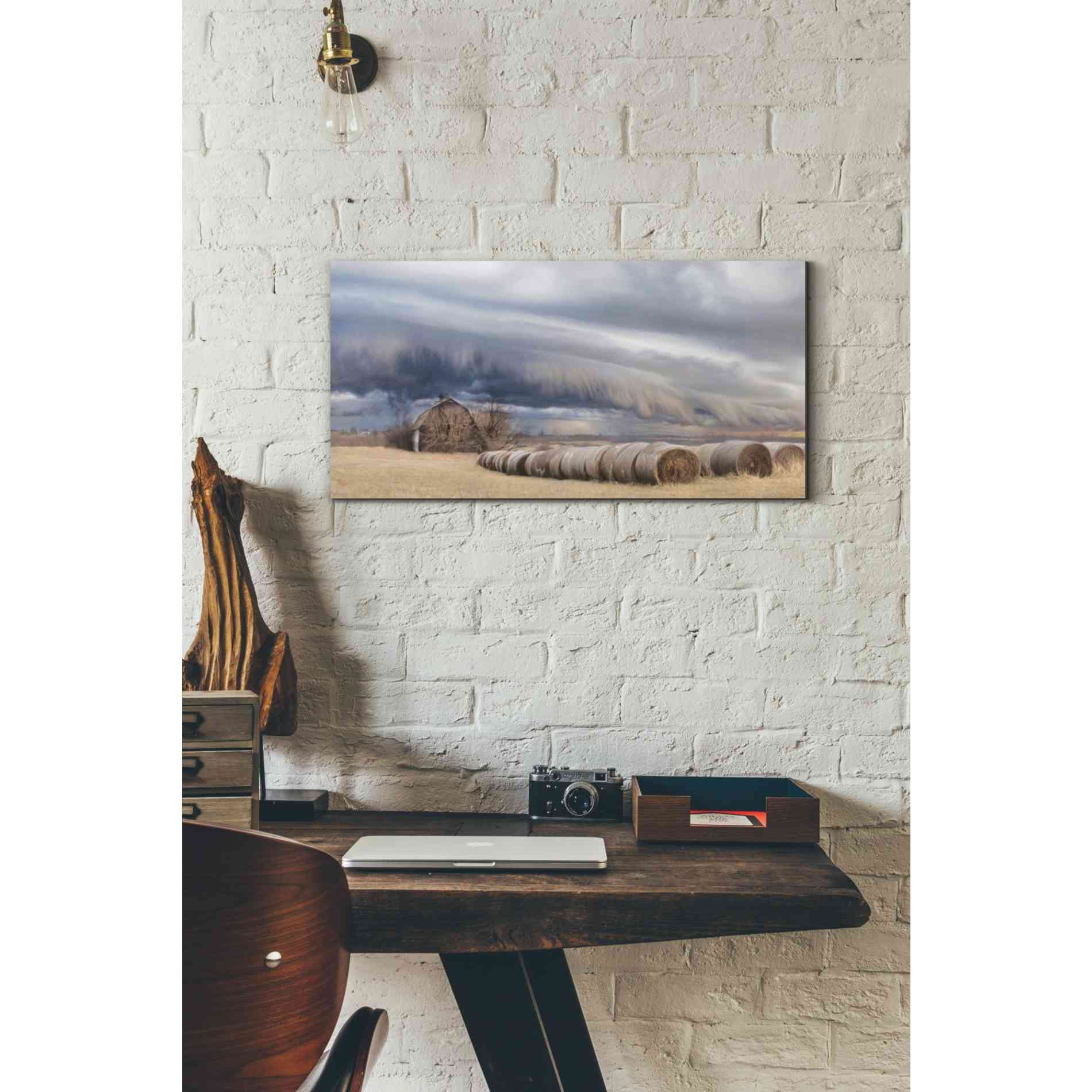 'Tornado Warning' by Lori Deiter, Canvas Wall Art,24 x 12