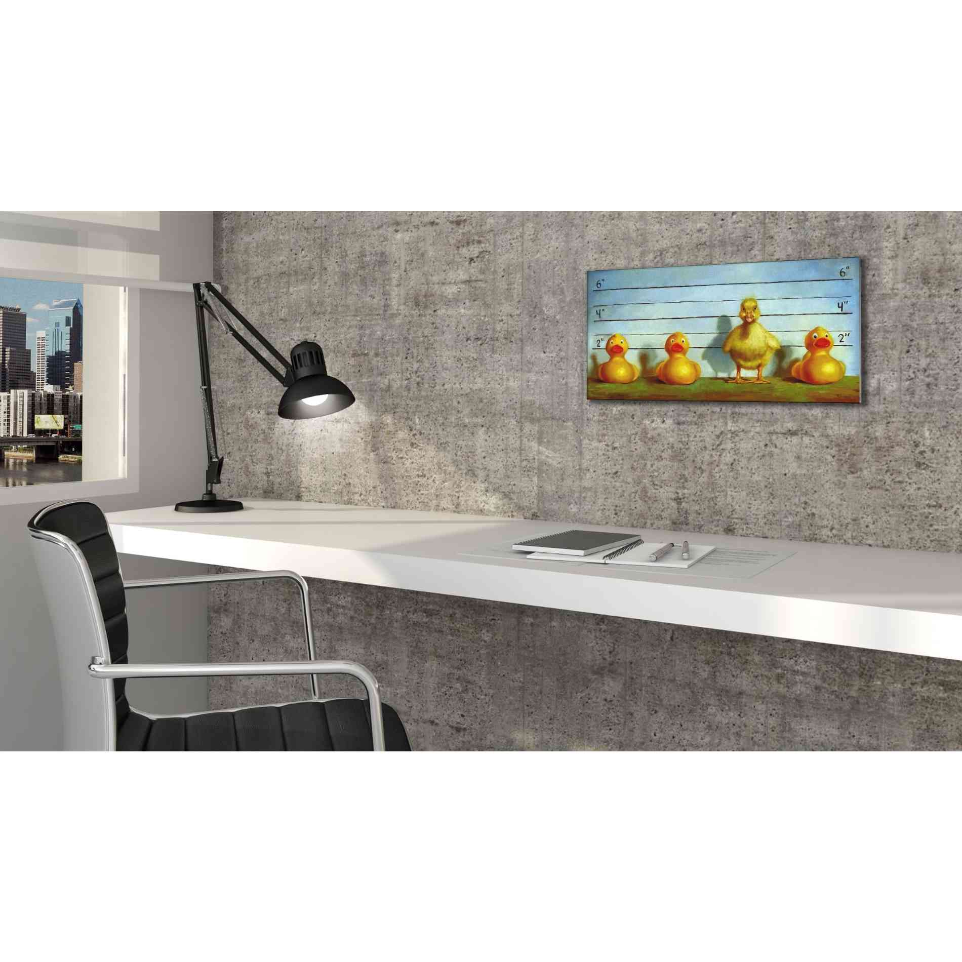 'The Big Lineup' by Lucia Heffernan, Canvas Wall Art,24 x 12
