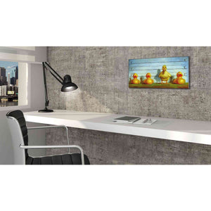 'The Big Lineup' by Lucia Heffernan, Canvas Wall Art,24 x 12